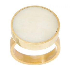 Soko Disc Ring Made from Cow Horn in Kenya